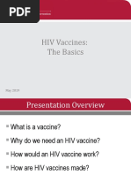 HIV Vaccine Basics May 2019