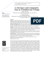 Police Deviance and Community Relations in Trinidad and Tobago