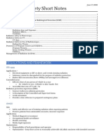 Radiation Safety Short Notes