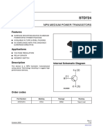 Datasheet STD724 TRANSISTOR