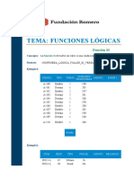 Funciones Lógicas - Ejercicio