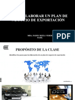 Plan de Negocios de Exportación