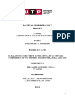 Ejemplo de Estado Del Arte Actualizado - Balanced Scorecard y Ventaja Competitiva - Elio Gonzales