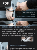 Genesis de La Conducta Criminal