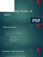 Addressing Modes of 8051