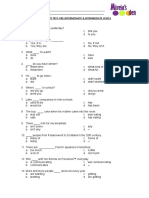 English Placement Test - PRE-INTERMEDIATE & INTERMEDIATE