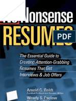 No Nonsense Resumes