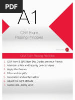 CISA Exam Passing Principles: ISACA Series