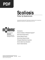 Scoliosis: Follow-Up Questionnaire