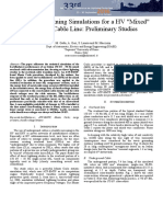 Simulaciones de Rayos Estadísticos para Una Línea Aérea Mixta de Alta Tensión Estudios Preliminares PDF