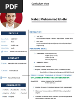 Nabaz Muhammad Khidhr: Curriculum Vitae