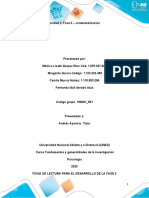 Unidad 1 Fase 2 - Contextualización Trabajo Final