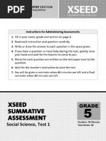 Social Science, Test 1