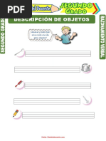 Descripción de Objetos para Segundo Grado de Primaria PDF