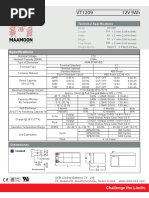 VT1209 12V 9ah PDF