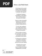 Himno A Juan Pablo Duarte