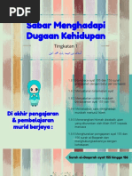 Sabar Menghadapi Dugaan Kehidupan