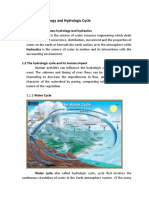 Chapter 1: Hydrology and Hydrologic Cycle