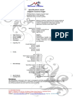 Specifications Sheet Organic Coconut Sugar: Disclaimer