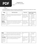 elma-OET Teaching Lesson Plan Design Expectations