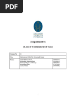 Exp 8 - Loss of Containment of Gas