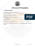 Apeuni 90-Score Di Templates: 1. Single Line Chart