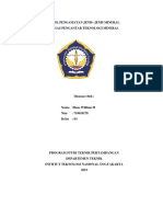 Hans William - 710018178 - 02 - TGS - Pengantar Teknologi Mineral-1 PDF