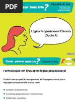 Lógica Proposicional Clássica (Opção B)