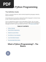 Learn Python Programming