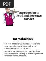 Introduction To Food and Beverage Service