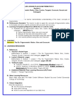 Detailed Lesson Plan Math 9 4th Quarter Com.#43 Session 1