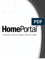 Installation Guide For Models 1000 and 1000W