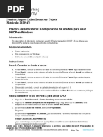 Configuración de Una NIC para Usar DHCP en Windows