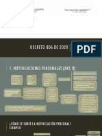 Flujogramas Nuevos Términos Procesales Decreto 806 de 2020