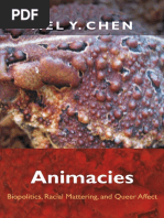 Mel Y. Chen - Animacies - Biopolitics, Racial Mattering, and Queer Affect (2012) PDF