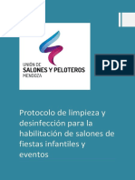 Protocolo Salones y Peloteros COVID19 Con DJ de SALUD