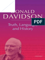 Truth, Language, and History by Donald Davidson PDF