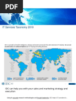 IDC IT Services Taxonomy 2019