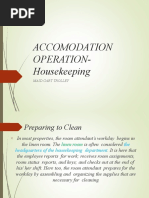 Accomodation Operation-Housekeeping: Maid Cart Trolley