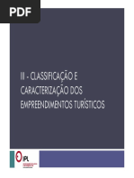 Classificação de Empreendimentos Turísticos