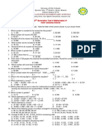 Compilation of Summative Test in Math 4 Ist Quarter