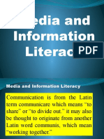 Media and Information