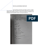 Review Problems On Brayton Cycle and Geothermal Power Plant With Answers