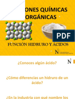 5 - Funcion Quimica Hidruros, Acidos y Sales