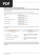 Summary of Non-Executive Directors' Remuneration Policy