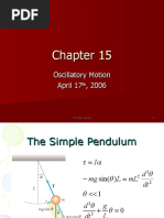 Periodic Motion