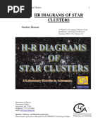 HR Diagrams of Star Clusters: Student Manual