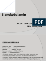 Makalah Injeksi Sianokobalamin 