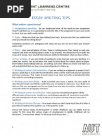 Essay Writing Tips