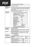 Ficha Tecnica de Producto Terminado Salchichon